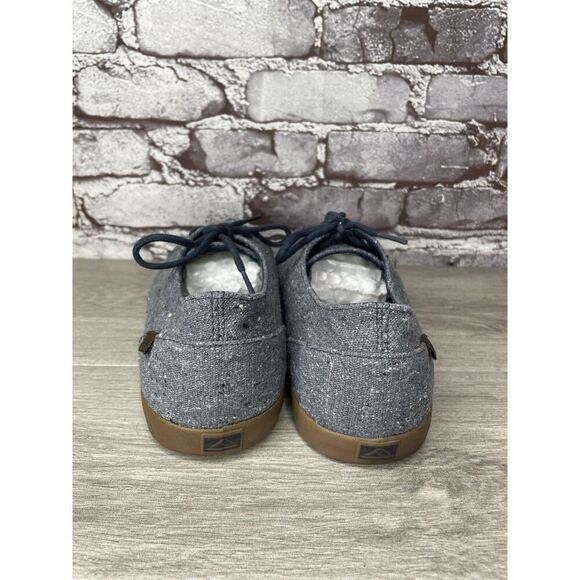 Reef Deck Hand 2 TX Gray Blue Canvas Boat Lace Up Beach Sneakers Men 10M US/43EU - Picture 4 of 16